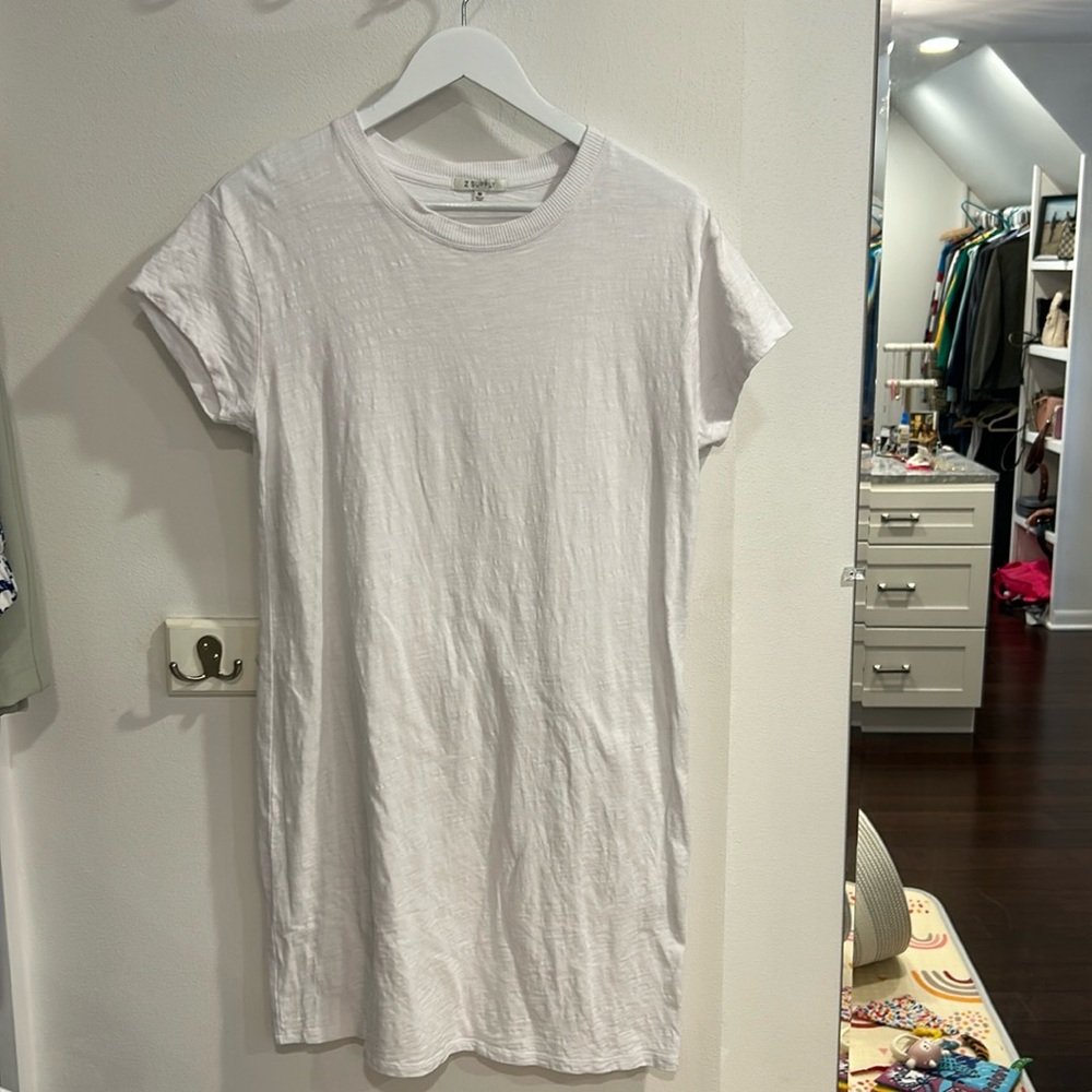 White t shirt dress